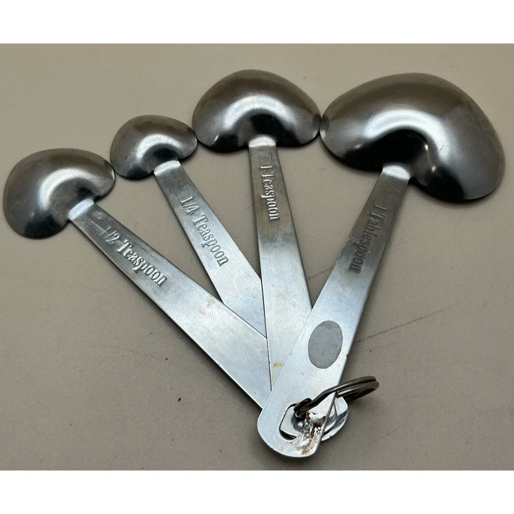 Love Beyond Measure Heart Shaped Measuring Spoons Stainless‎ Steel Wedding Favor
